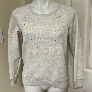 American Eagle Melt My Heart women’s Sweatshirt Medium